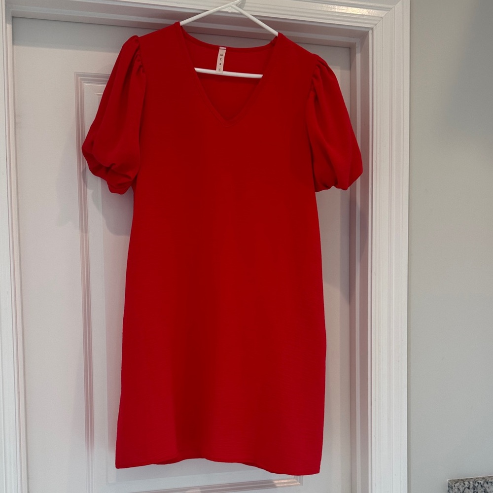 MTS Bold Red Mini Dress